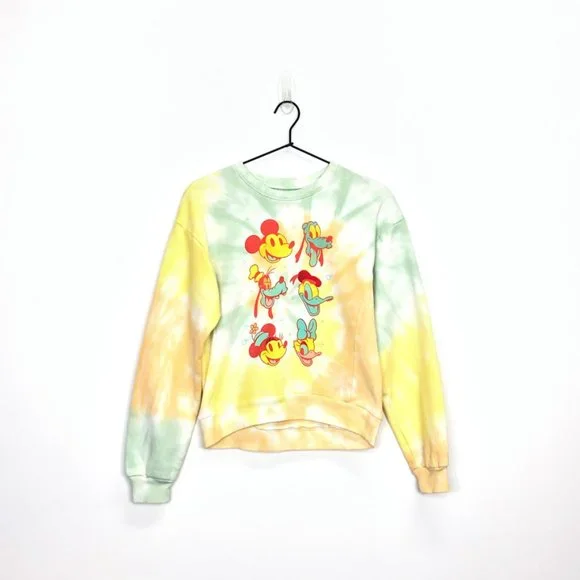 Disney Tops Disney Tie Dye Mickey Mouse Friends Sweatshirt S